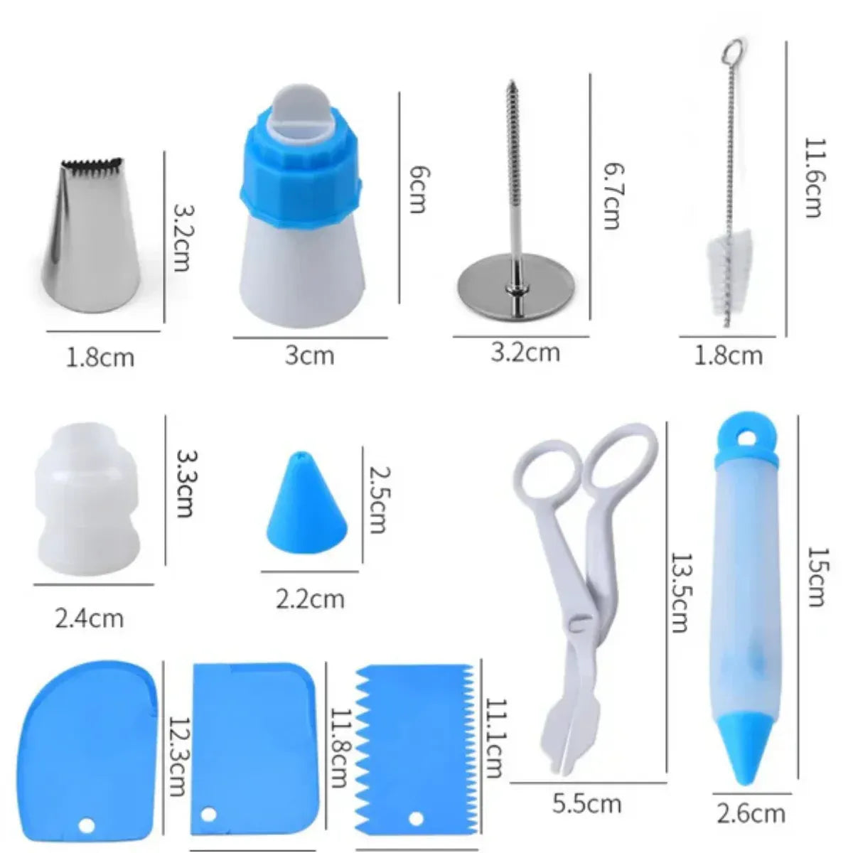 Kit Profesonal De Pasteleria y Reposteria x 66 Piezas