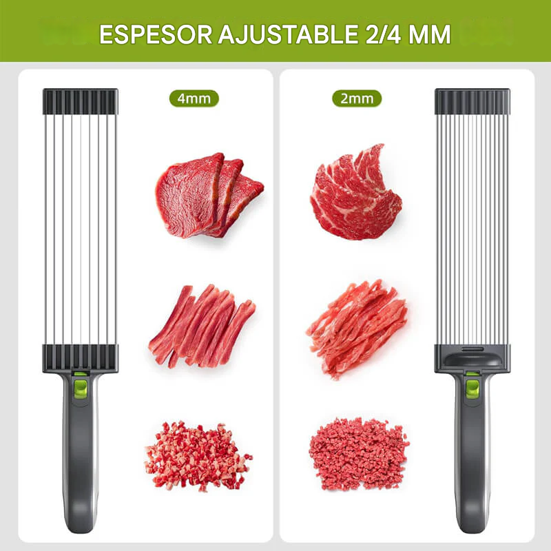 Rebanador de Carne Master®: Cortes rápidos y precisos