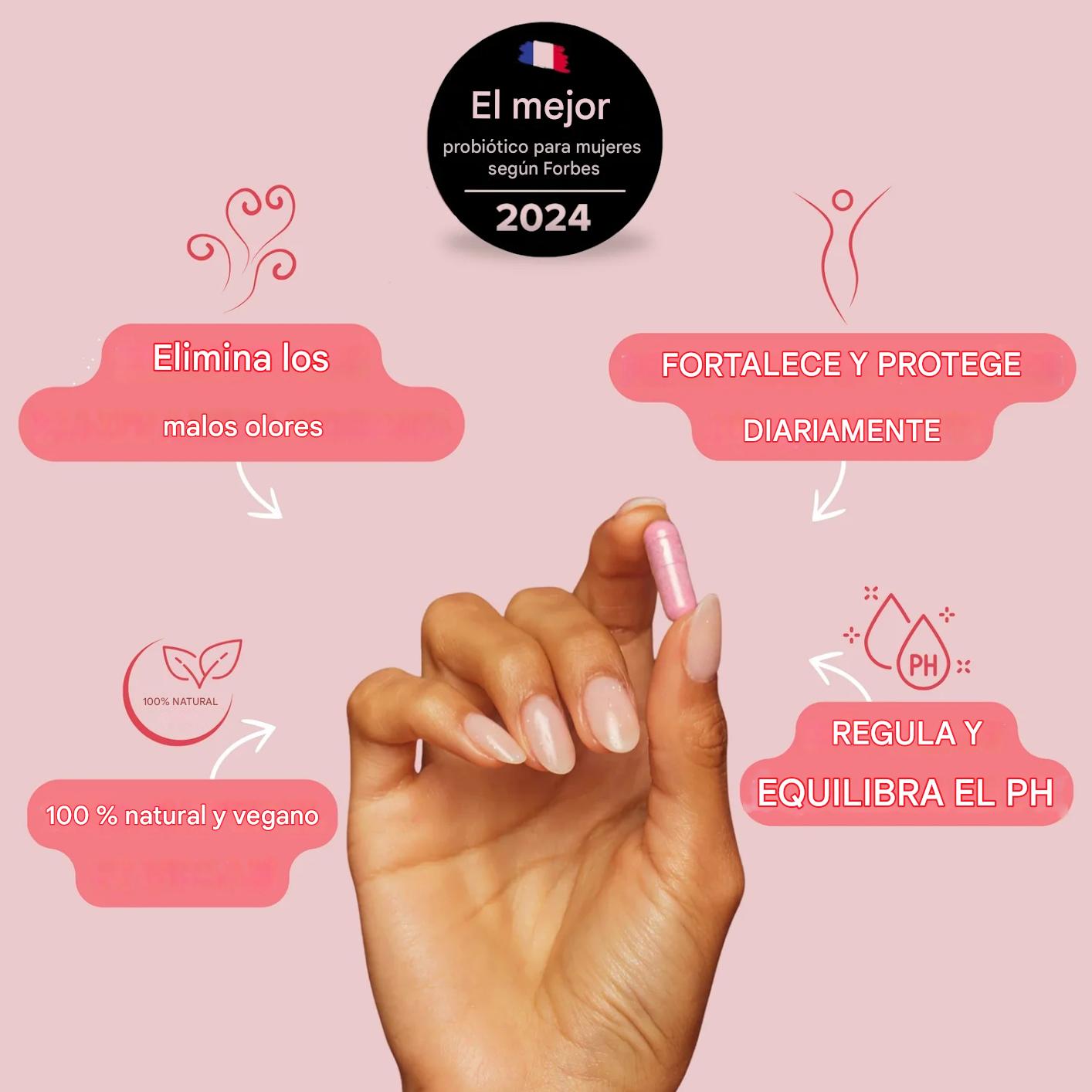 Probiotico Femeníno eliminador de olores Intimax®