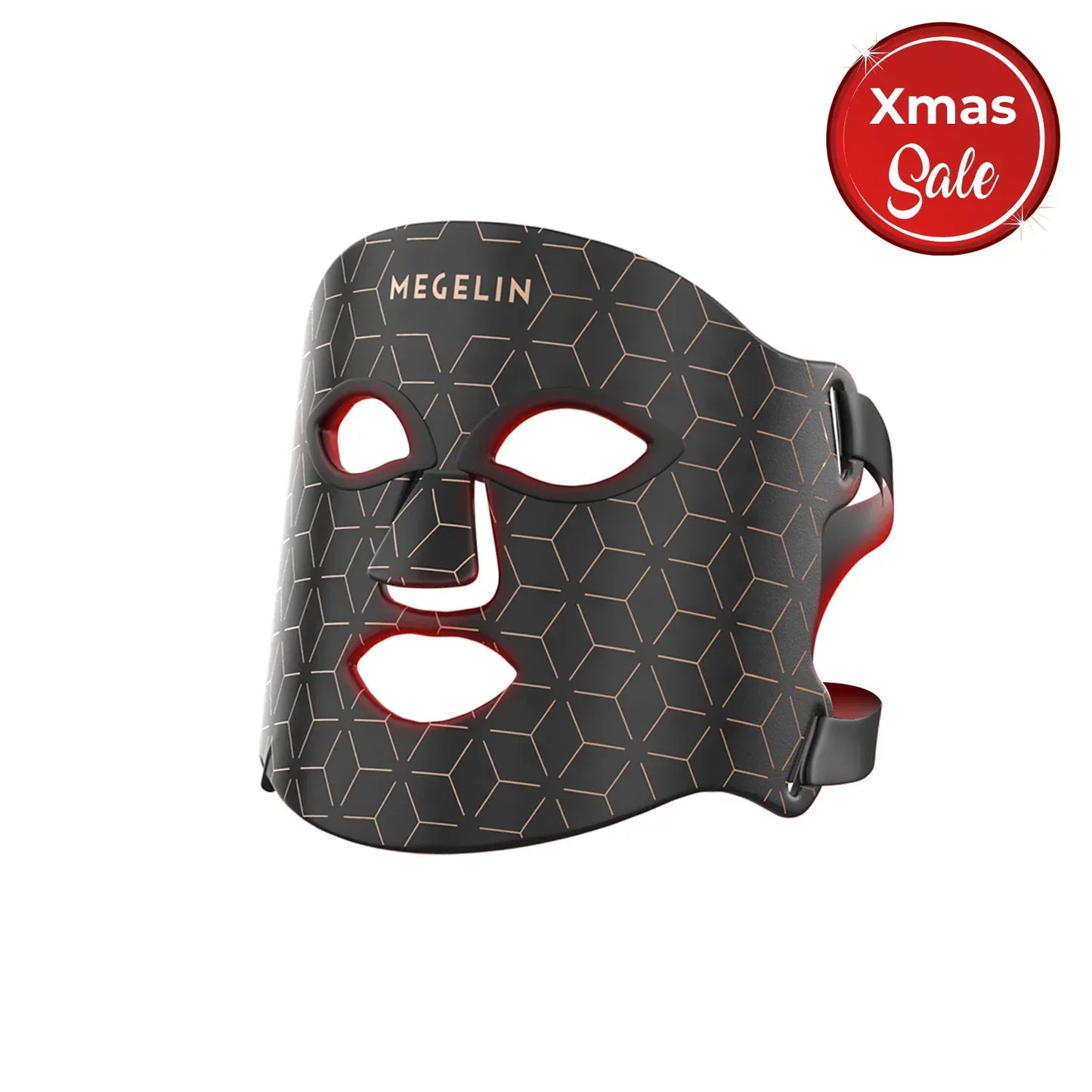 Máscara facial con terapia de luz LED