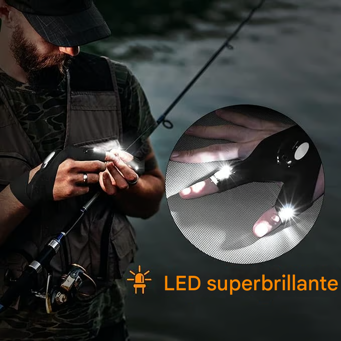 Guantes Impermeables con Linterna LED