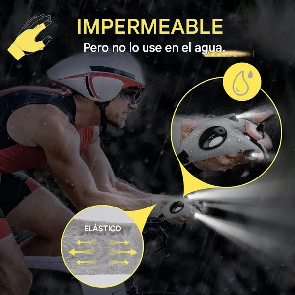Guantes Impermeables con Linterna LED