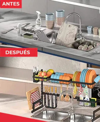 Rack Escurridor de Platos y Vasos de 85 cm