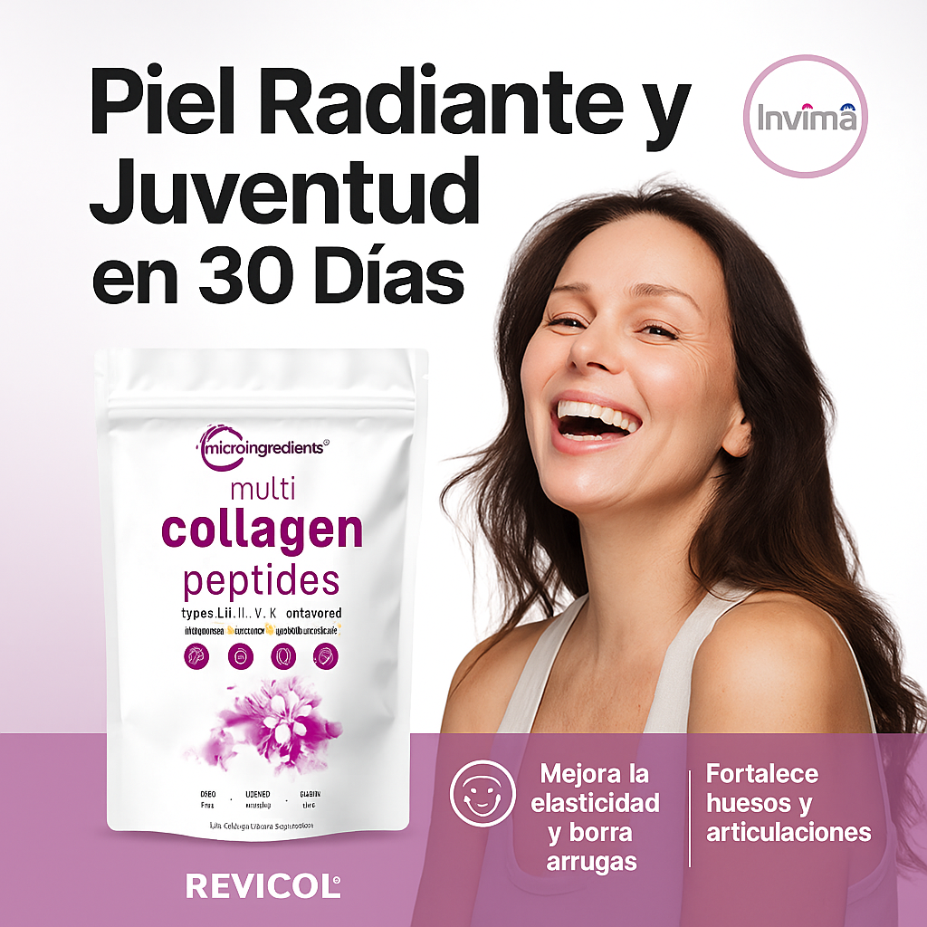 Revicol® Colageno en polvo - La formula de la juventud