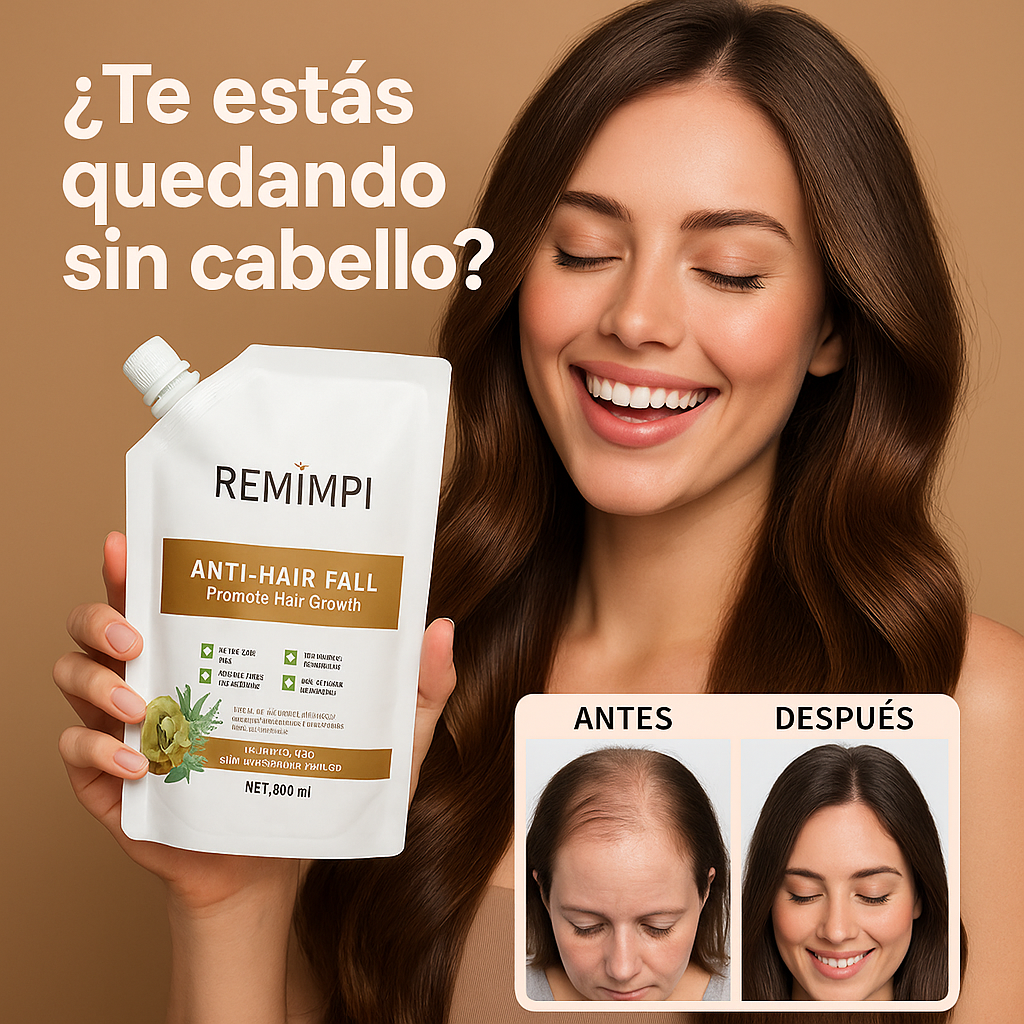 🧴 Shampoo Remimpi®: Recupera tu cabello en 6 semanas
