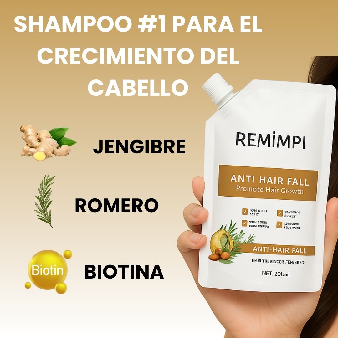 🧴 Shampoo Remimpi®: Recupera tu cabello en 6 semanas