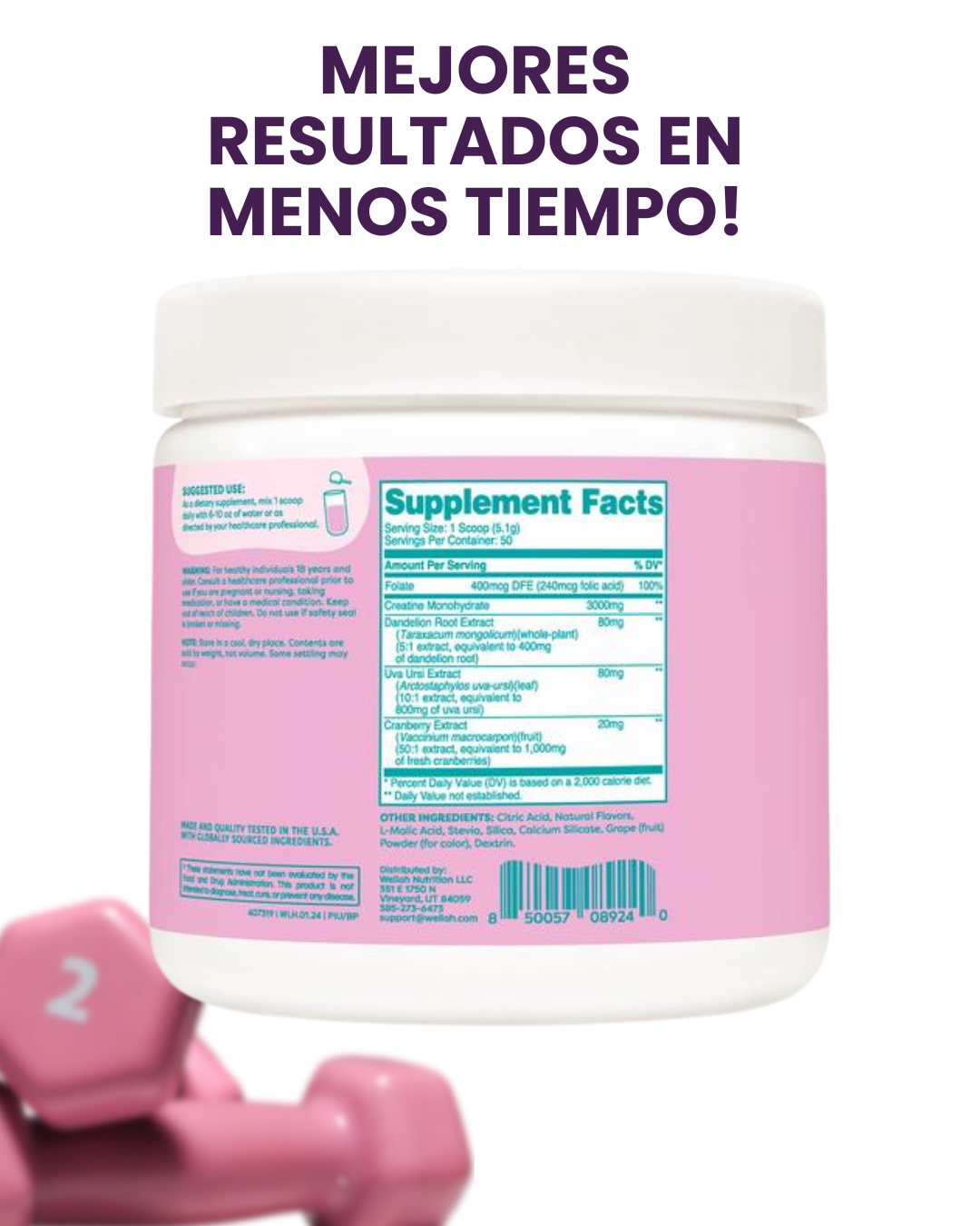Pump It Up Creatina – Glúteos más grandes en solo semanas