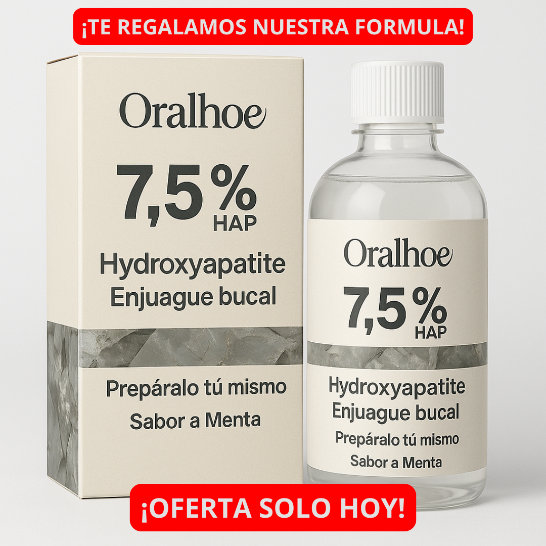 Oralhoe®: Elimina la caries y Blanquea tus dientes (Super Oferta x2 + Receta Enjuage Bucal Oralhoe)