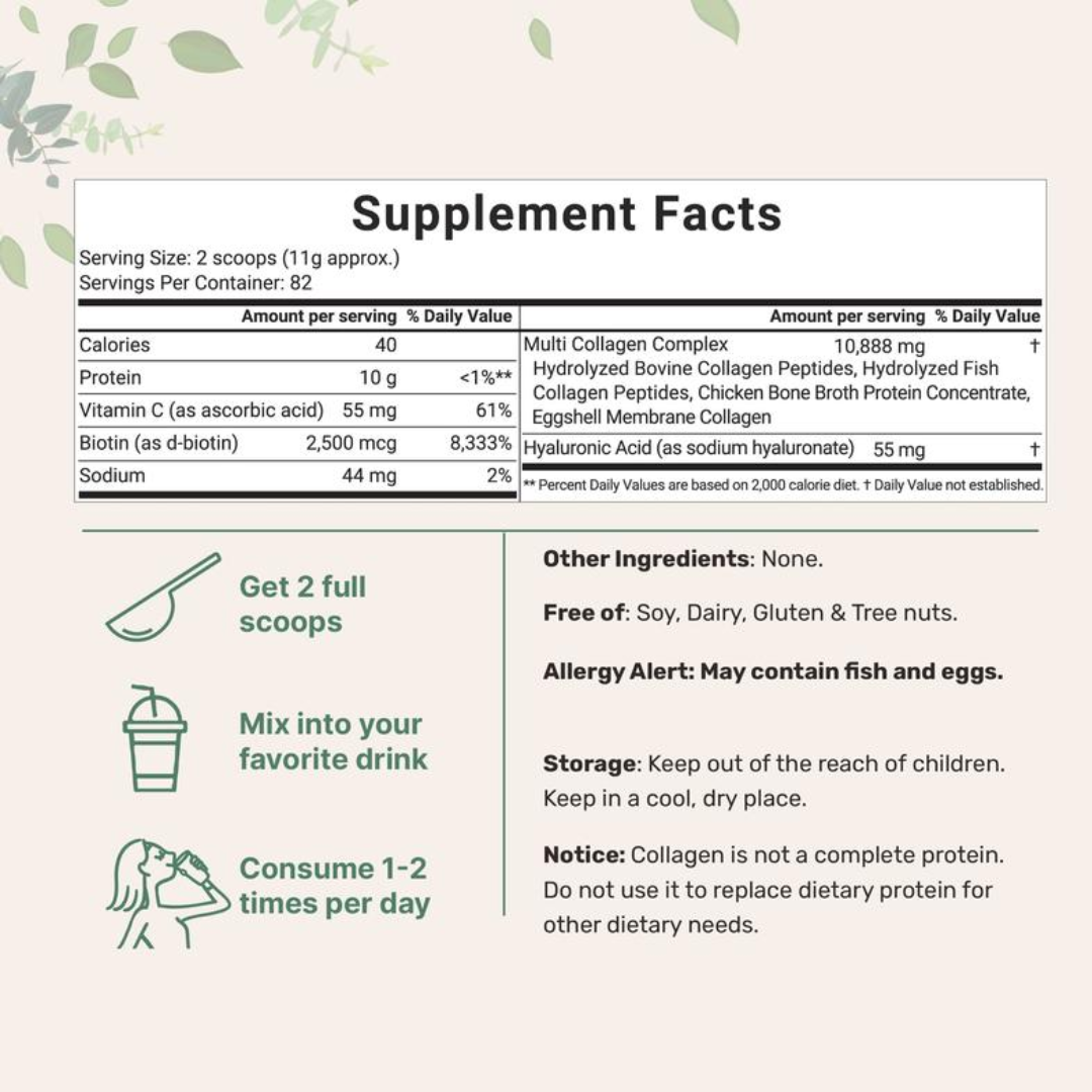 Revicol® Colageno en polvo - La formula de la juventud