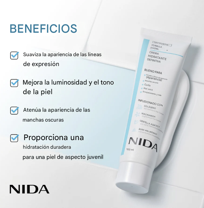 CREMA NIDA- BOTOX COREANO PARA ELIMINAR ARRUGAS