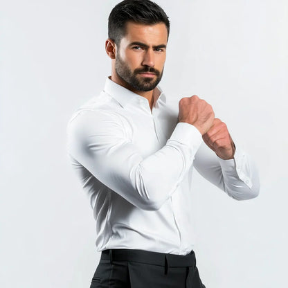 Camisa ajustada resistente a las arrugas Pressa®