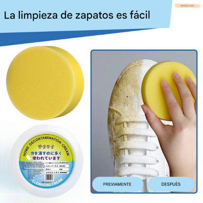 Promo 2X1 - Crema Mágica FreshShoe™ Limpiadora de Zapatos: Quita Manchas