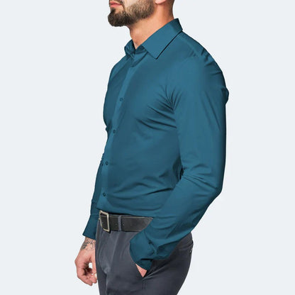 Camisa ajustada resistente a las arrugas Pressa®