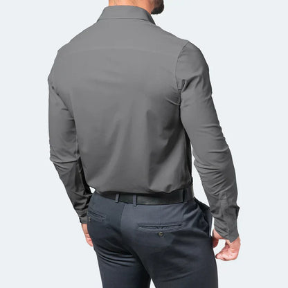 Camisa ajustada resistente a las arrugas Pressa®