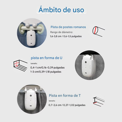 Robot Cortina Eléctrico Inteligente (Compatible con Alexa & Google)