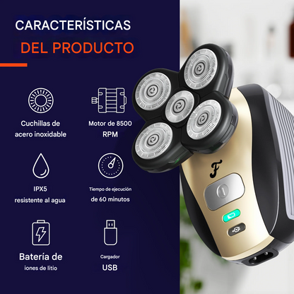 Afeitadora Para Calvos Zero®: Afeitado al ras, sin cortes ni irritaciones