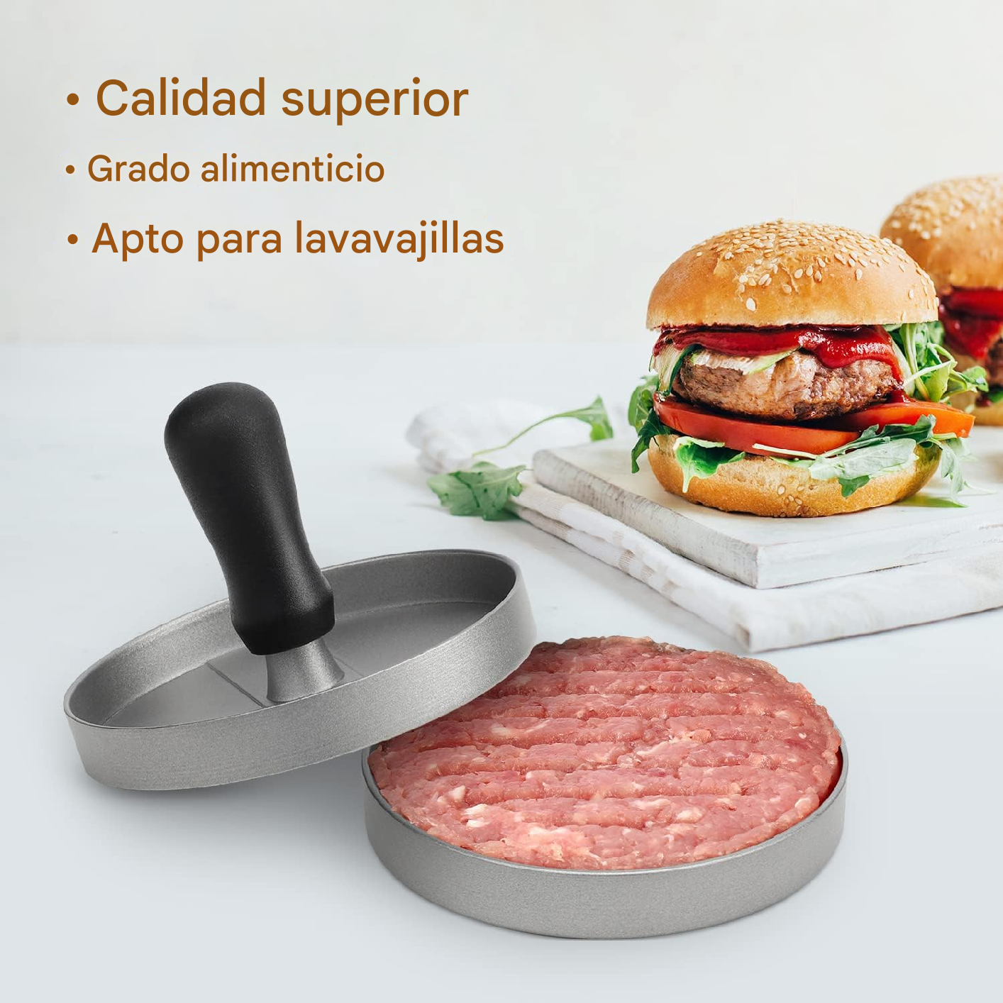 Molde Manual Para Carne De Hamburguesa