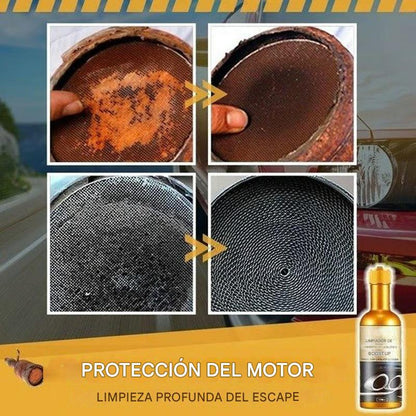 Limpiador instantáneo de escapes de automóviles
