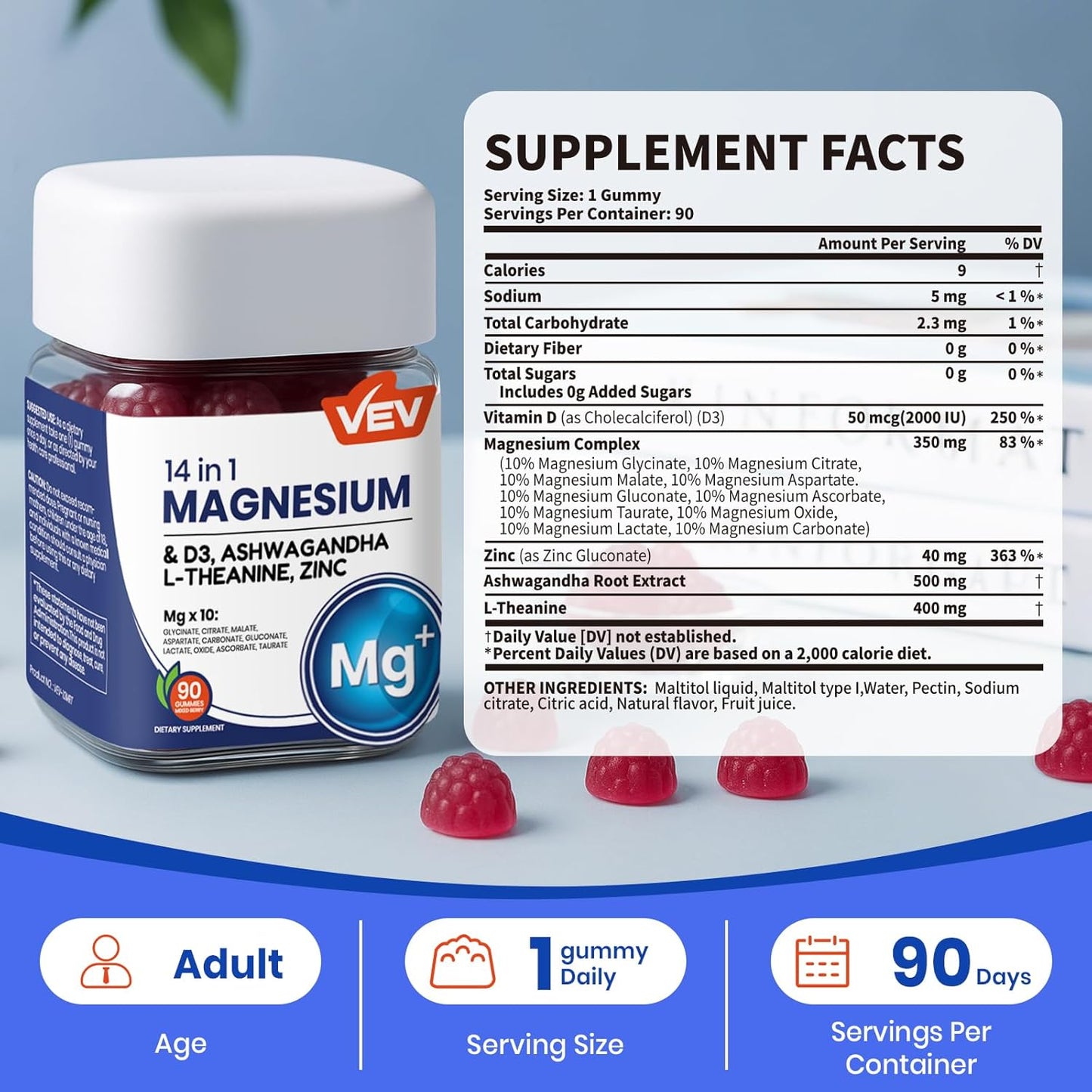 🧠 Magnesio 14 en 1™ – DEJA LA ANSIEDAD POR EL AZUCAR Y RECUPERA TU SUEÑO DESDE LA PRIMERA GOMITA 90 GOMITAS