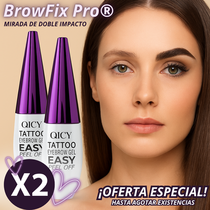 ¡SUPER OFERTA BrowFix Pro®!: Cejas definidas, Doble impacto. (x2 Frascos + Ebook Maquillaje + Receta Tonico crece pestañas)