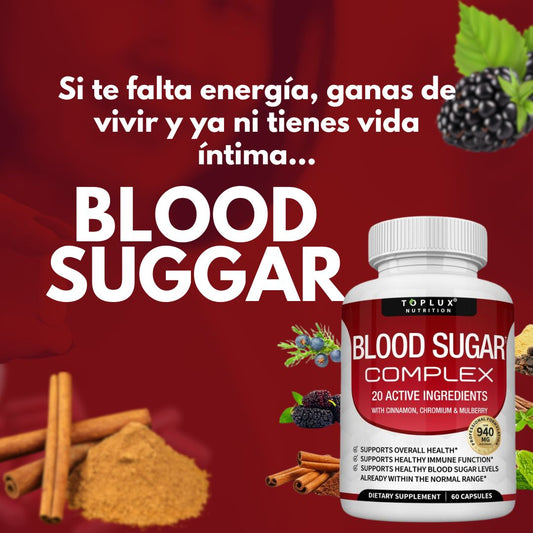 Blood Sugar – expulsa el azúcar y te devuelve la energia