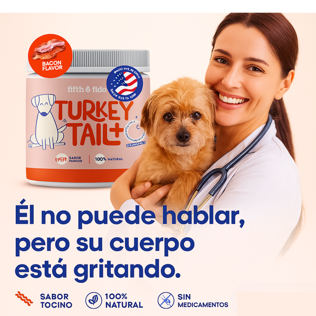 Turkey tail™ – Adiós a los bultos y enfermedades digestivas de tu perro
