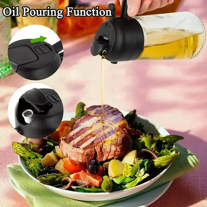 Oilpress® Spray Dosificador deAceite para Cocina 600mL (En Cristal)