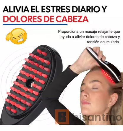 CEPILLO DE FOTOTERAPIA CAPILAR CON VAPORIZACIÓN Y MASAJEADOR + ENVÍO GRATIS! 🎁