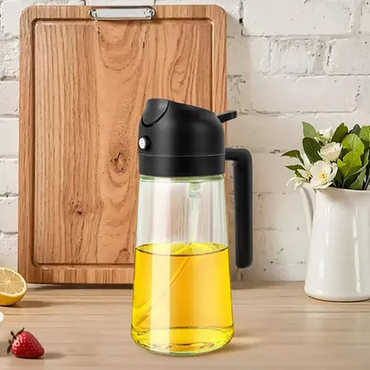 Oilpress® Spray Dosificador deAceite para Cocina 600mL (En Cristal)