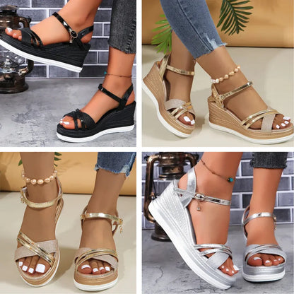 SANDALIAS LUCRE - PLANTILLA DE GEL ULTRA CÓMODA