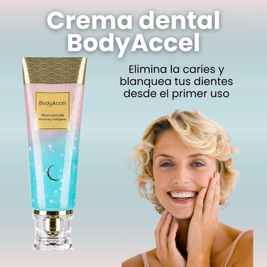 BodyAccel Con niacinamida – No ocultes tus dientes amarillos blanquealos