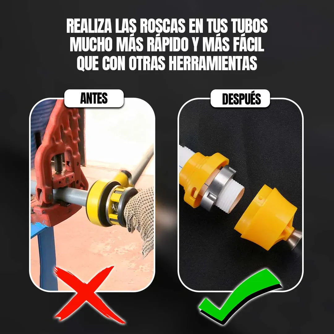 TARRAJA PROFESIONAL DE ROSCADO RAPIDO PARA TALADRO