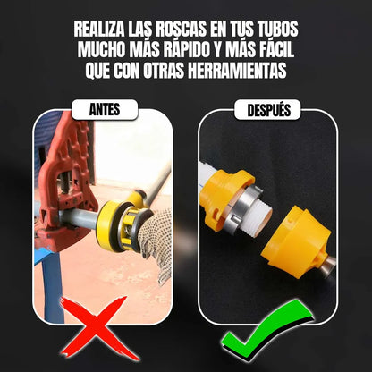 TARRAJA PROFESIONAL DE ROSCADO RAPIDO PARA TALADRO