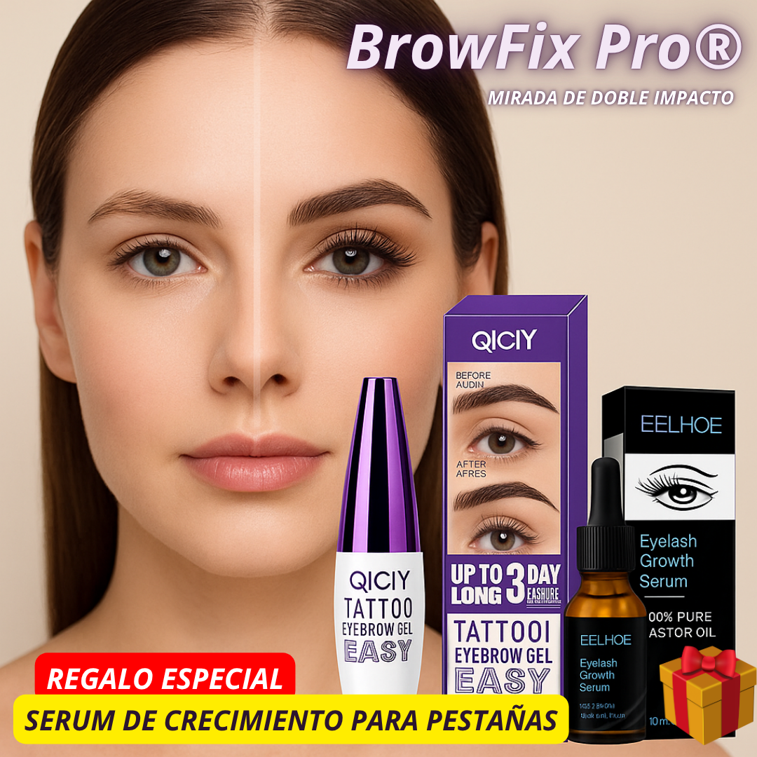 BrowFix Pro®: Transforma tu expresión. 🎁¡SOLO HOY!🎁 Serum crece Pestañas ¡GRATIS!