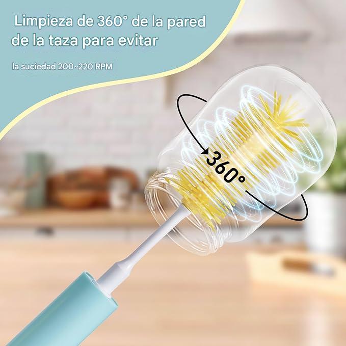 BiberClean™: Cepillo eléctrico para limpieza de biberon