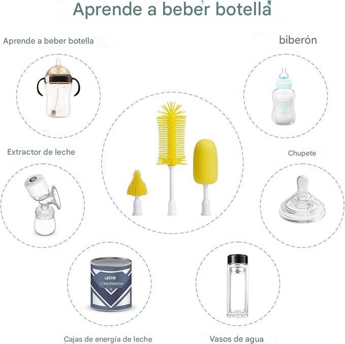 BiberClean™: Cepillo eléctrico para limpieza de biberon