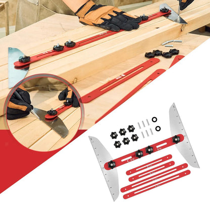 Escuadra Profesional con Transportador Multi Ángulos Para Escaleras.
